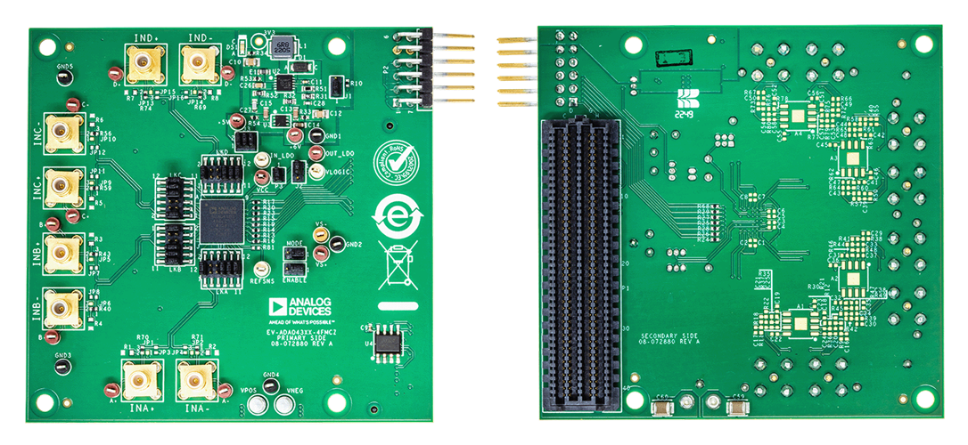 Analog Devices Inc. EV-ADAQ4370、EV-ADAQ4380和EV-ADAQ4381板