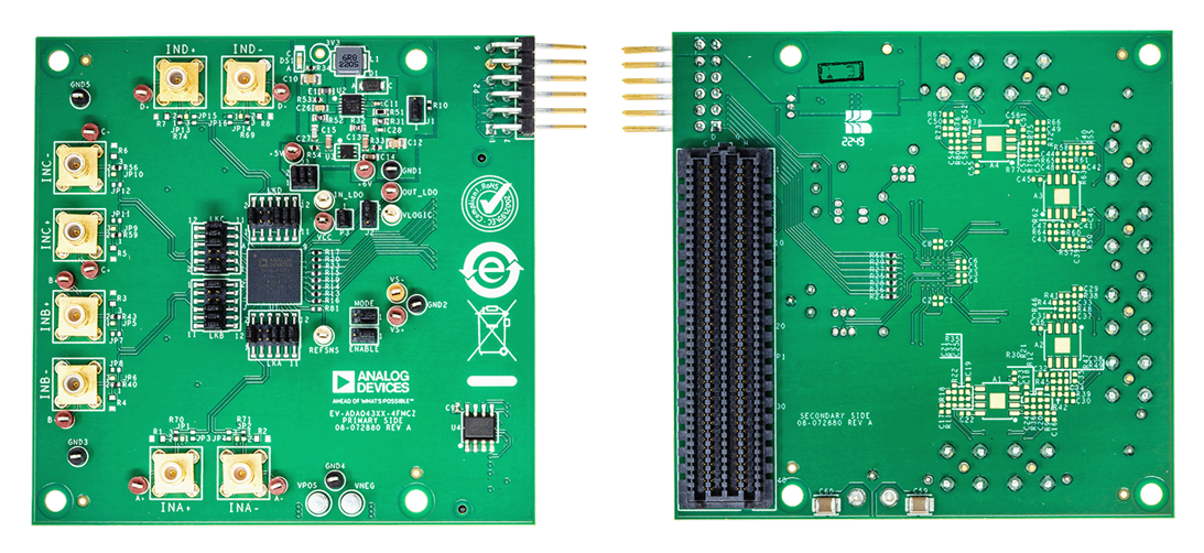 Analog Devices Inc. EV-ADAQ4370、EV-ADAQ4380和EV-ADAQ4381板