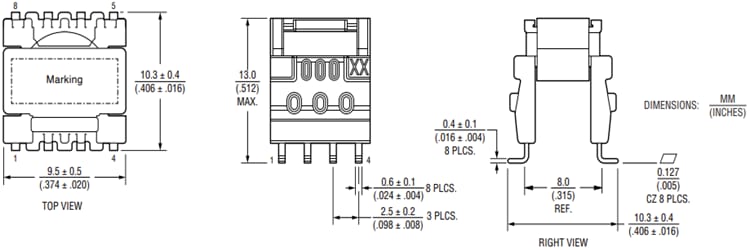 Bourns HVMA03F40C-ST10S反激式变压器