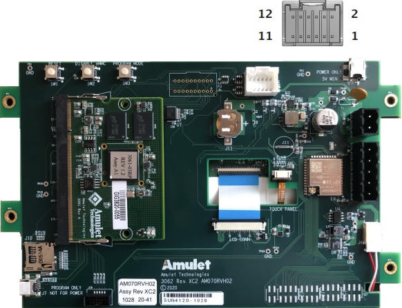 Amulet Technologies AM070RVS01 7” Capacitive GEMmodule™
