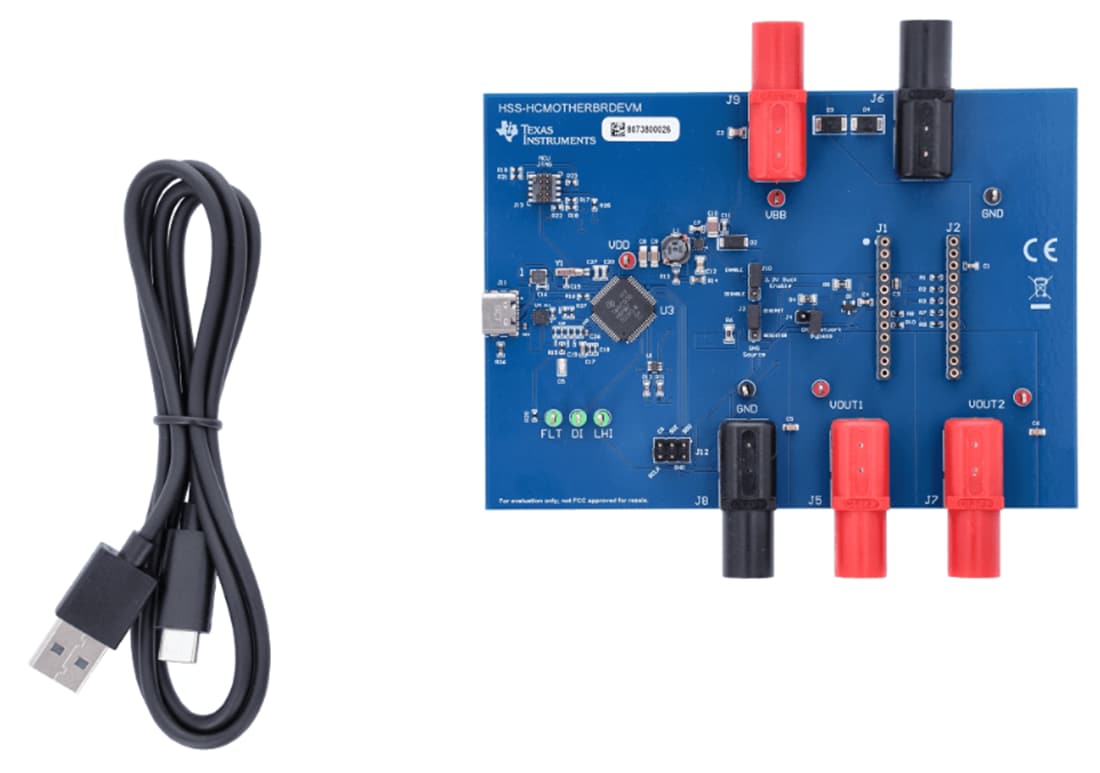 位置电路 - Texas Instruments HSS-HCMOTHERBRDEVM智能保险丝评估模块