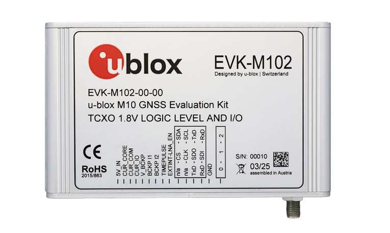 u-blox EVK-M102 GNSS评估套件