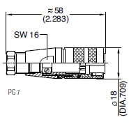 Amphenol-Tuchel C091D Circular Female Connectors Diagram