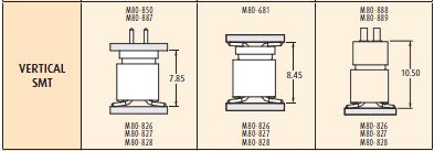 L-Tek Vertical SMT Connectors Mating Profiles