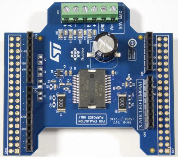 X-NUCLEO-IHM04A1双刷式直流电机驱动器扩展板