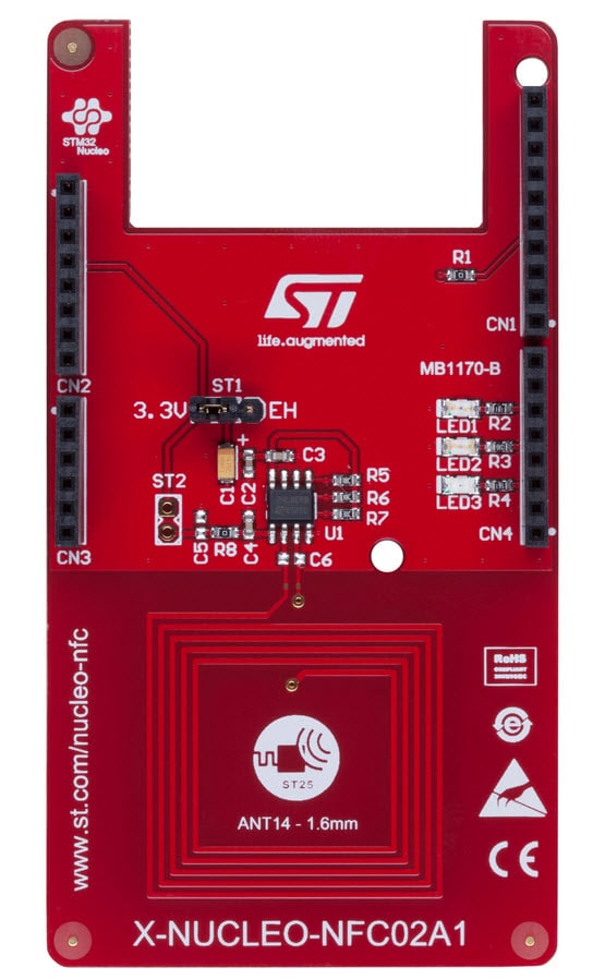 X-NUCLEO-NFC02A1动态NFC标签扩展板