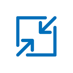 框中有两个相向的箭头的深蓝色图标